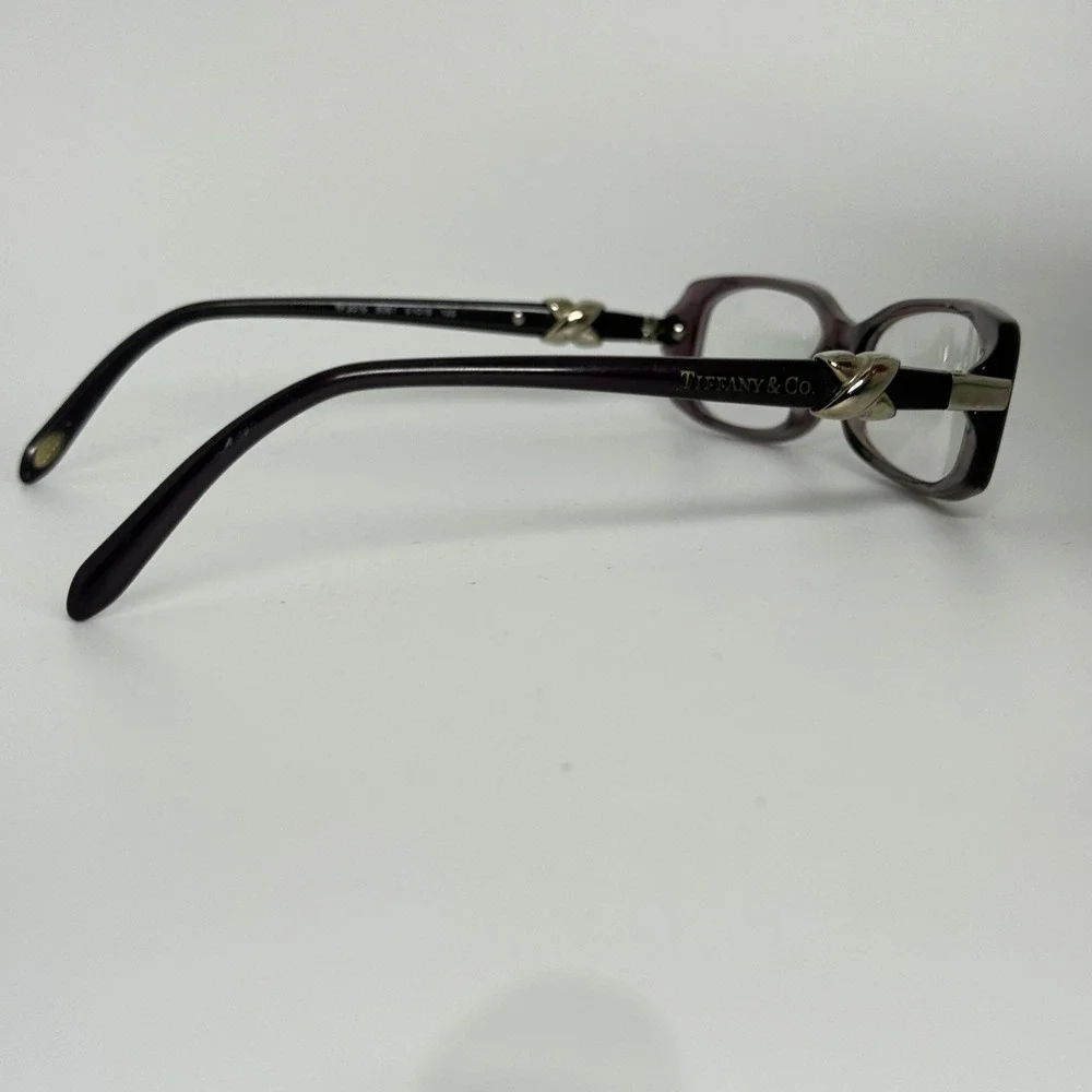 Tiffany & Co TF 2016‎ 8061 Purple Eyeglasses Frames Italy 51-15-135 Silver 22087